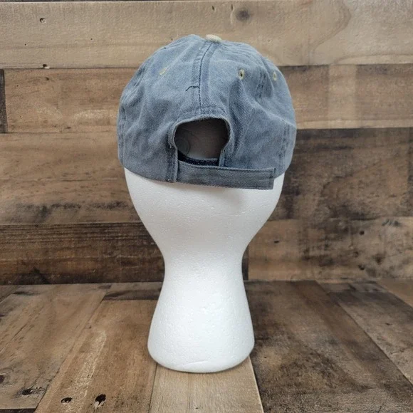 Key West Hat Baseball Cap Distressed Blue Graphic Travel Souvenir Adjustable New - Picture 5 of 9